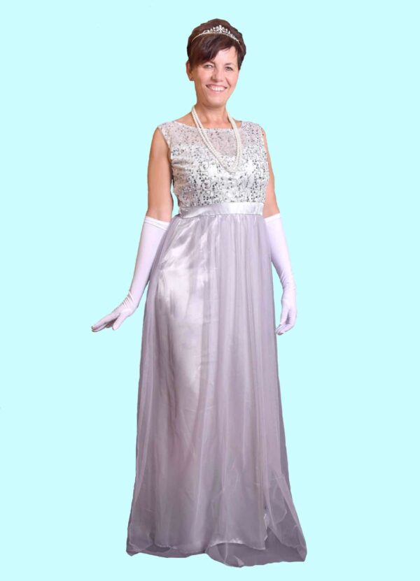 Kostüm Abendkleid Coktailkleid Gr. 40 für Erwachsene. 36,- € für vier Tage.Zubehör inklusive. Chemnitzer Kostümverleih. AM-1