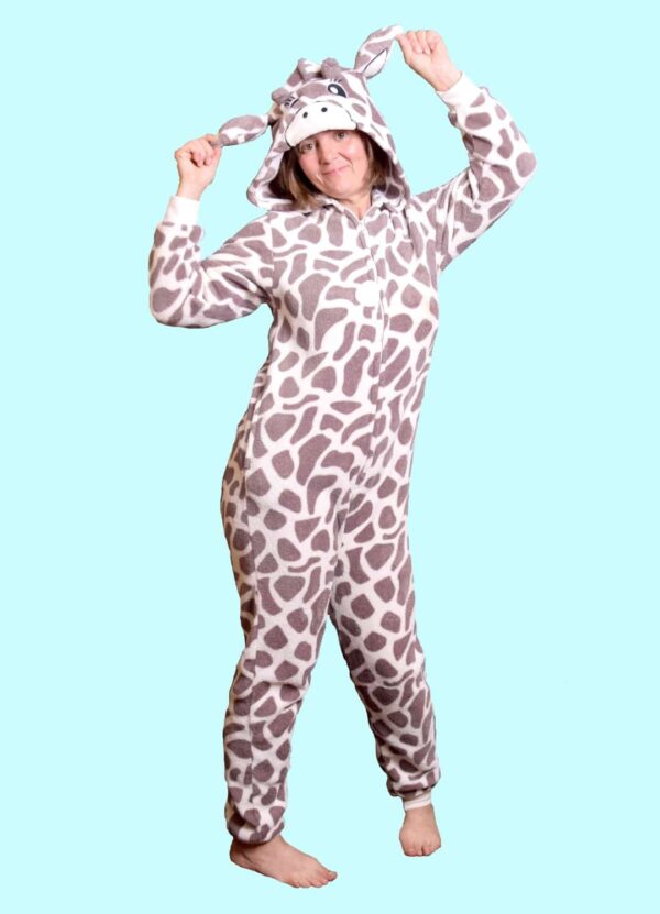 Kostüm Giraffe Kopf hoch für Erwachsene. 28,- € für vier Tage. Gr. XL. Zubehör inklusive - Chemnitzer Kostümverleih - Kostüm T-110