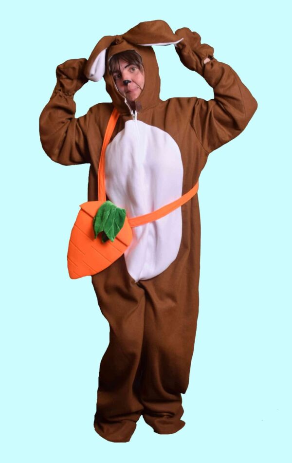 Kostüm Hase Langzahn für Erwachsene. 19,- € für vier Tage. 2X Gr. S-M. Zubehör inklusive - Chemnitzer Kostümverleih - Kostüm T-87