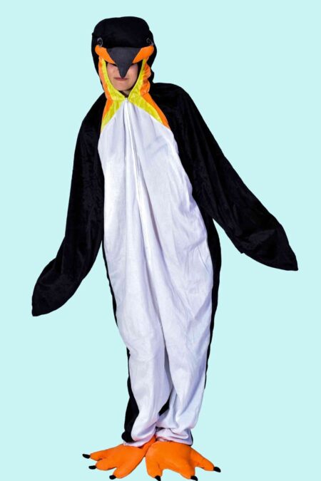 Kostüm Kaiser Pinguin Gr. XL für Erwachsene. 24,- € für vier Tage. Zubehör inklusive - Kostümverleih Chemnitz T-102