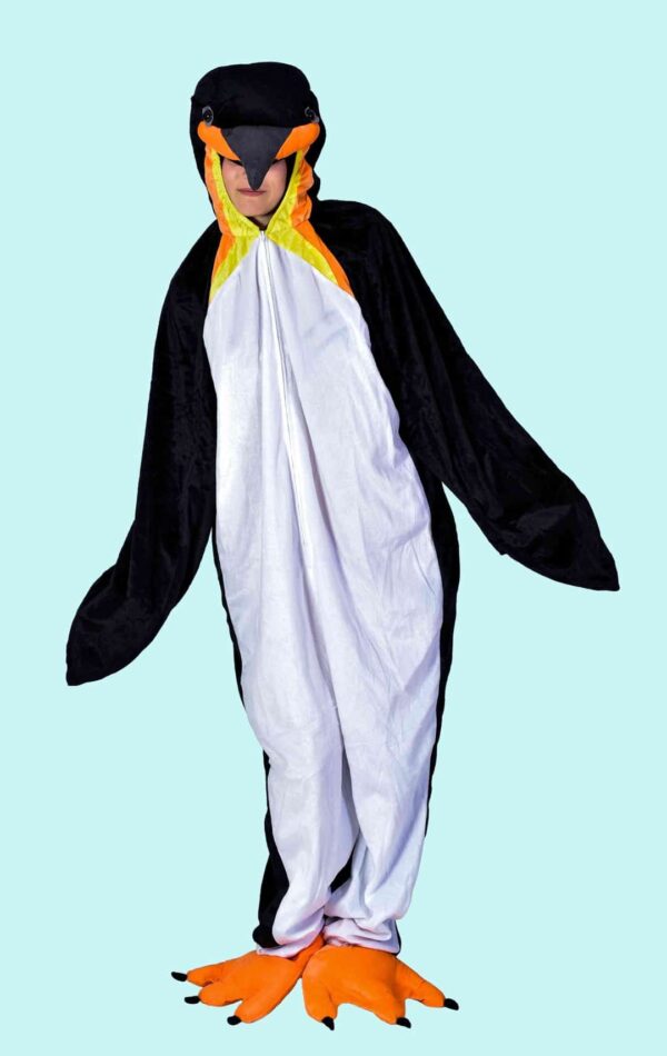 Kostüm Kaiser Pinguin Gr. XL für Erwachsene. 24,- € für vier Tage. Zubehör inklusive - Kostümverleih Chemnitz T-102