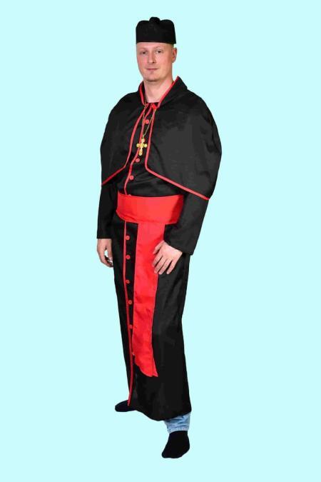 Kostüm Kardinal Priester Kirche Gr. 50-52 für Erwachsene. 39,- € für vier Tage. Zubehör inklusive. Chemnitzer Kostümverleih B-17c