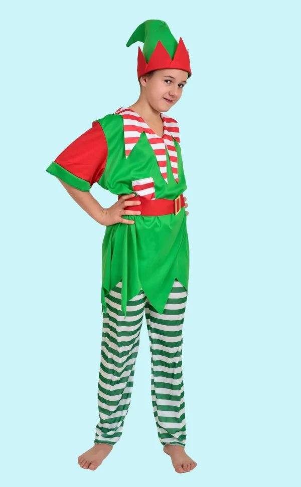 Kostüm Weihnachten Wichtel Gr. L für Kinder. 19,- € für vier Tage.  Zubehör inklusive. Chemnitzer Kostümverleih. B-76