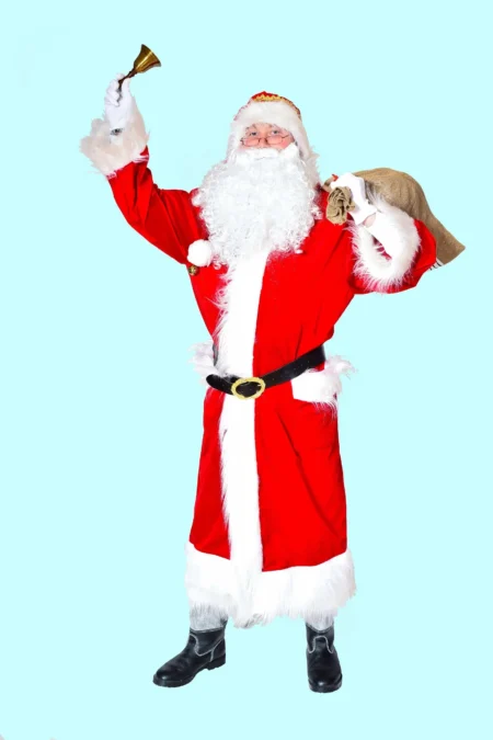 Kostüm Weihnachtsmann Rauschebart Gr. XL für Erwachsene. 49,- € für vier Tage. Zubehör inklusive. Chemnitzer Kostümverleih. B-82