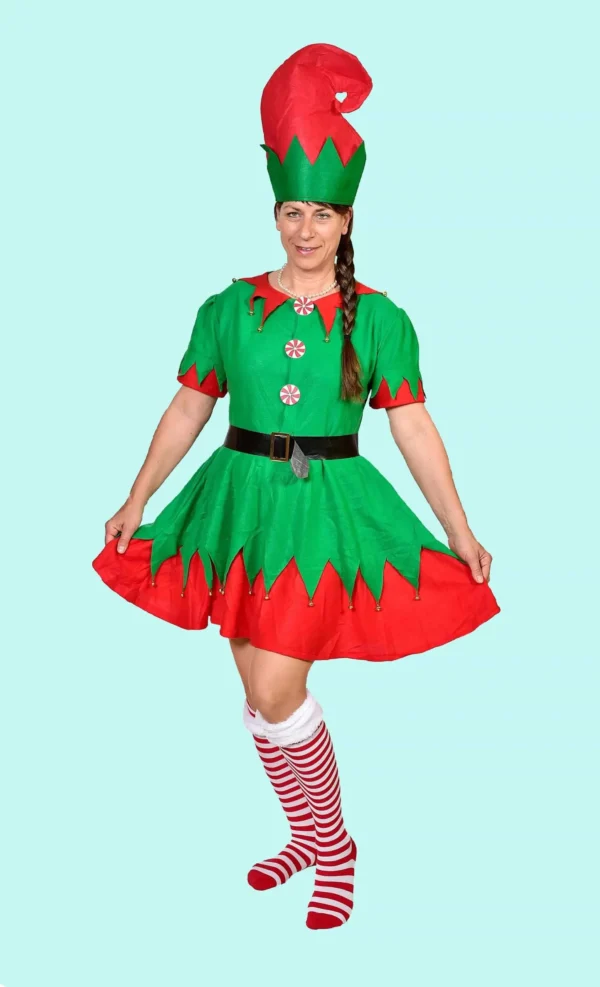 Kostüm Weihnachtwichtel 2X Gr. L für Erwachsene. 26,- € für vier Tage. Zubehör inklusive. Chemnitzer Kostümverleih. B-77a