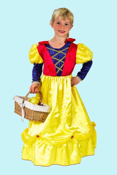 Kostüm edle Prinzessin Schneewittche Gr. 128 für Kinder. 16,- € für vier Tage. Zubehör inklusive – Kostümverleih Chemnitz – Kostüm M-13