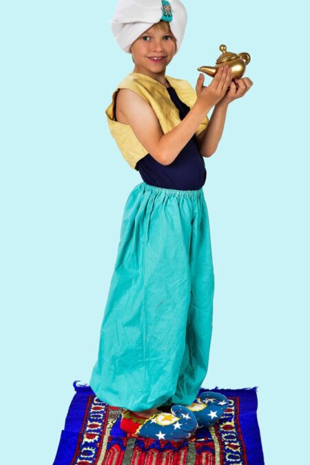 Kostüm Aladin Gr. 130 für Kinder inkl. Zubehör. Muck drei Wünsche 16,- € für vier Tage. Kostümverleih Chemnitz – Kostüm M-17