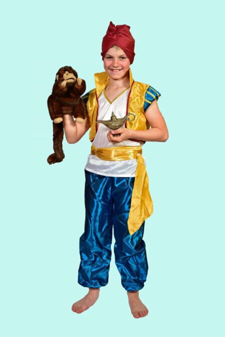 Kostüm Aladin und die Wunderlampe 2X Gr. 92-104 u. 128-140 für Kinder inkl. Zubehör. Kostümverleih Chemnitz – Kostüm M-60