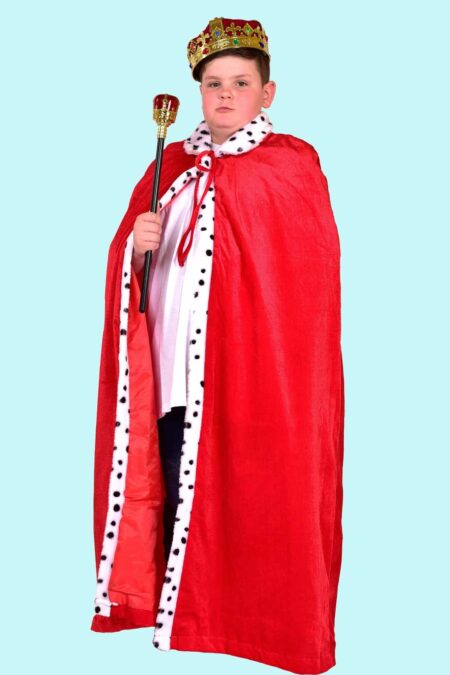 Kostüm König Drosselbart Gr. 146 für Kinder und Jugendliche inkl. Zubehör. 19,- € für vier Tage. Kostümverleih Chemnitz – Kostüm M-46