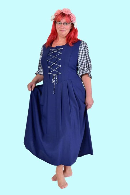 Kostüm Landhauskleid Gr. XL für Erwachsene inkl. Zubehör. 27,- € für vier Tage. Kostümverleih Chemnitz – Kostüm M-59