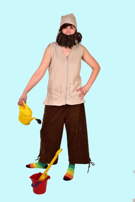 Kostüm Mama Zwerg Gr. 42 für Erwachsene inkl. Zubehör. 17,- € für vier Tage. Kostümverleih Chemnitz – Kostüm M-44