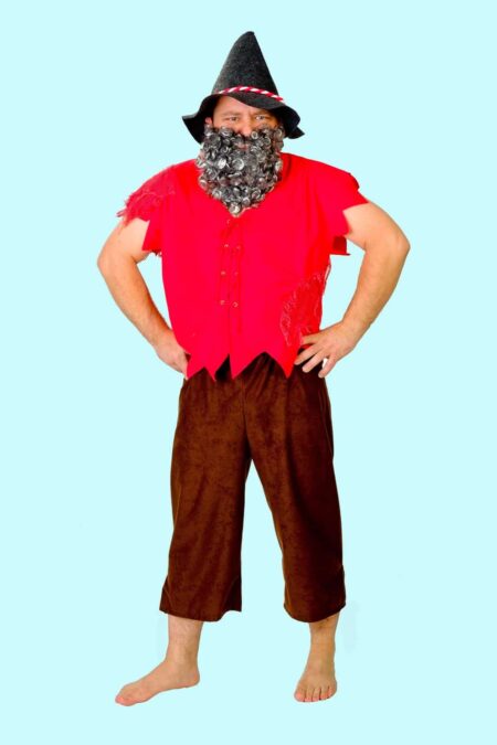 Kostüm Papa Zwerg Gr. 50-51 für Erwachsene inkl. Zubehör. 19,- € für vier Tage. Kostümverleih Chemnitz – Kostüm M-41