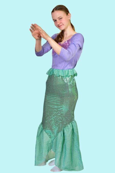 Kostüm Arielle, die Meerjungfrau Gr. 164 für Kinder und Jugendliche inkl. Zubehör. 19,- € für vier Tage. Kostümverleih Chemnitz – Kostüm M-624