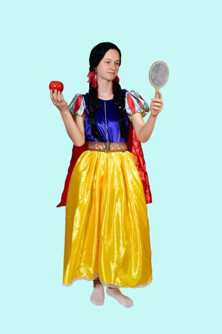 Kostüm Schneewittchen lang Gr. M für Jugendliche inkl. Zubehör. 24,- € für vier Tage. Kostümverleih Chemnitz – Kostüm M-62