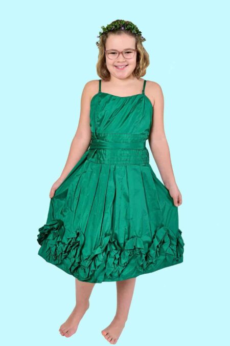 Kostüm Abendkleid Ballkleid Gr. 134 für Kinder. 17,- € für vier Tage. Zubehör inklusive. Chemnitzer Kostümverleih. AM-9