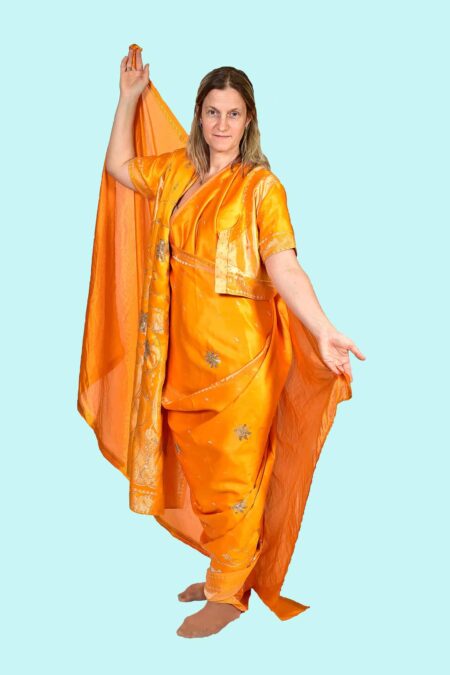 Kostüm Indisches Wickelkleid Gr. Uni für Erwachsene. 29,- € für vier Tage. Zubehör inklusive. Chemnitzer Kostümverleih. W-220