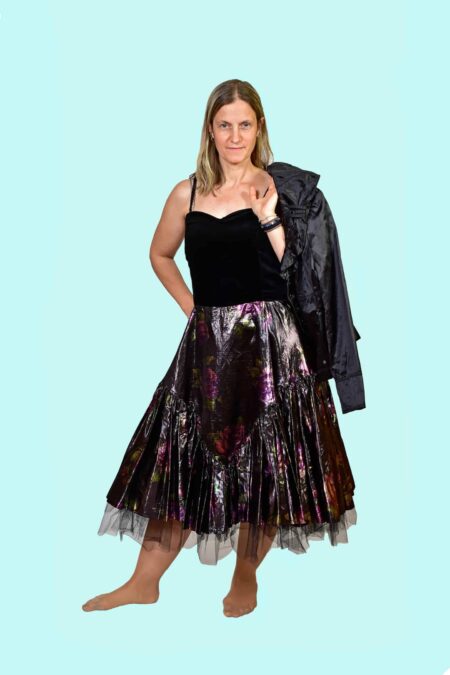 Kostüm glitzer Kleid Gr. 42 für Erwachsene. 23,- € für vier Tage. Chemnitzer Kostümverleih F-17