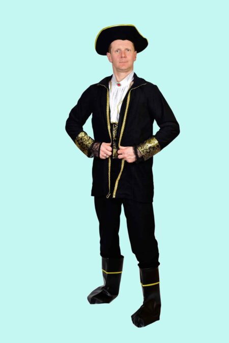 Kostüm schwarzer Lord 2X Gr. 48 und 50 für Erwachsene. 28,- € für vier Tage. Chemnitzer Kostümverleih F-16