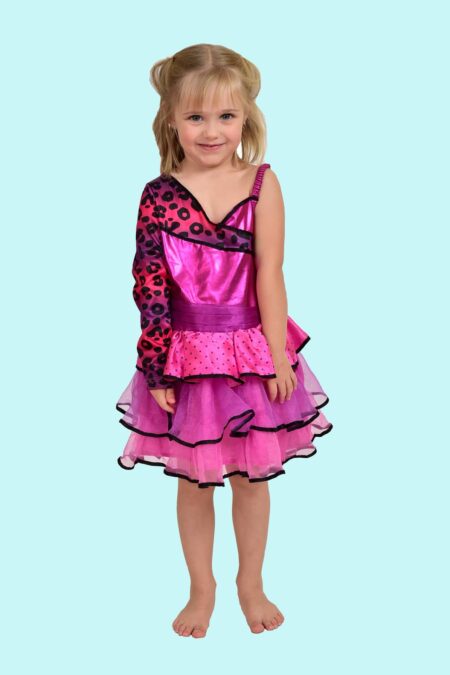 Kostüm Flash Dancerin Gr. 110 für Kinder. 12,- € für vier Tage. Zubehör inklusive. Chemnitzer Kostümverleih F-76