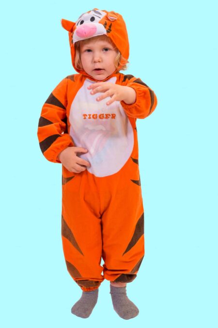 Kostüm kleiner Tiger Gr.110 für Kinder. Zubehör inklusive - Kostümverleih Chemnitz T-126